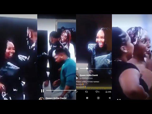 The shocking moment Rhuthee, Dami & Chinwe are back in Biggie's House as Ninjas fiiiiight & Drama on