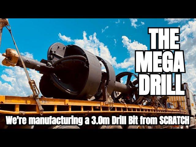 The Megadrill Project (A 3m Drill bit that goes 250m deep. It's WILD!)