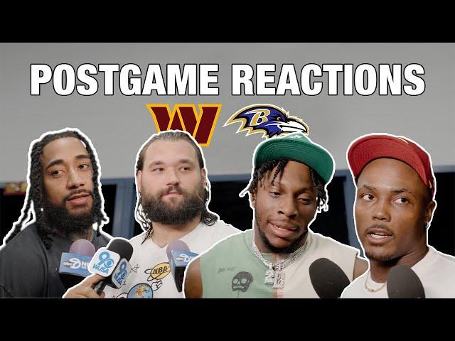 Commanders Players React After LOSS to Ravens | NFL Week 6