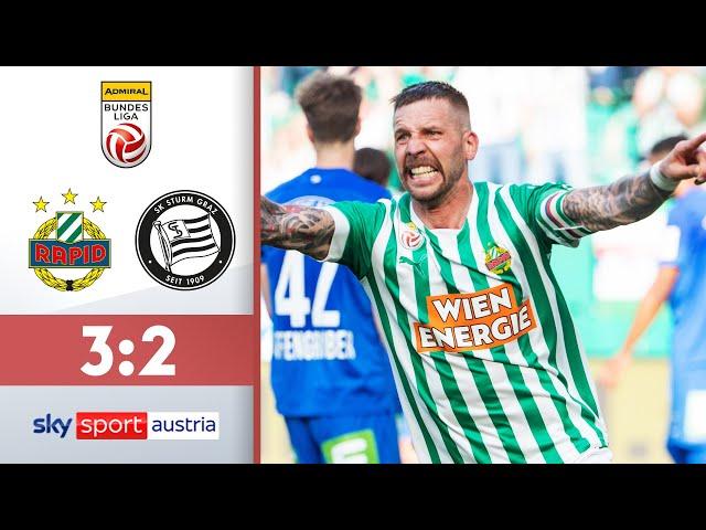 Was für ein Comeback! | Rapid Wien - SK Sturm | Highlights - ADMIRAL Bundesliga