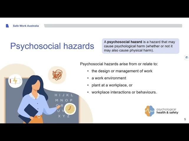 OFSC Webinar: Psychosocial hazards: new model WHS Regulations and Code of Practice