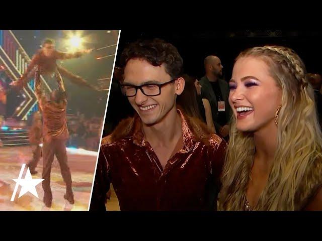 Stephen Nedoroscik Details ICONIC 'DWTS' Lift w/ Dwight Howard