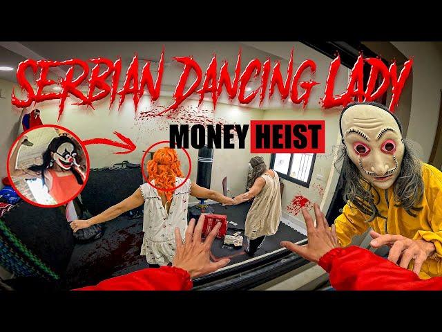 SERBIAN DANCING LADY REAL LIFE ESCAPE 25.0 | Horror Parkour Pov Short (BELLA CIAO REMIX)