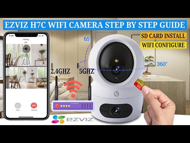 EZVIZ H7C Dual Lens Camera Setup Tutorial: SD Card, Wi-Fi Configuration, Adding to EZVIZ App  & More