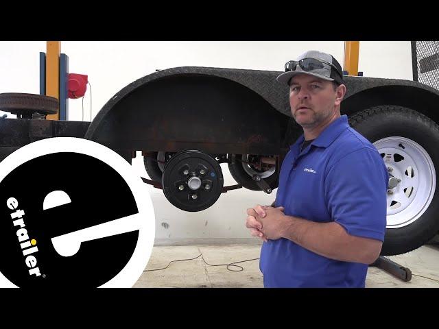 Installation of the etrailer Trailer Hub and Drum Assembly AKHD-545-35-K