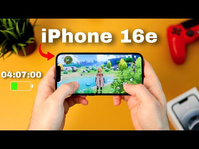 Gaming on iPhone 16e | COMPLETE Battery Drain !