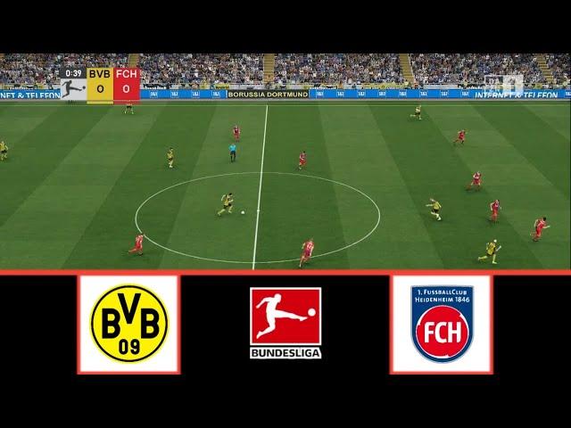 BORUSSIA DORTMUND VS HEIDENHEIM | BUNDESLIGA 2024/2025 | FOOTBALL LIFE 2024