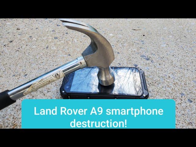 Land Rover A9 smartphone destruction