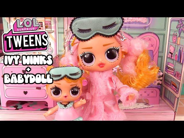 NEW! LOL Tweens IVY WINKS + Babydoll Sisters COLOR CHANGE MAKEUP &  Glow In The Dark Hair!