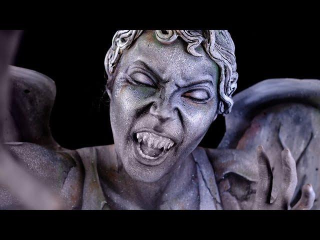 Weeping Angel Cosplay/ body paint. don't blink!