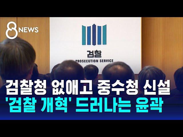 검찰청 없애고 공소청 신설…'검찰 개혁' 법안 발의했다 / SBS 8뉴스