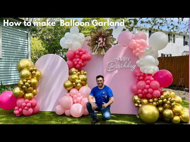 How to make Organic Balloon Garland (Cómo hacer una guirnalda de globos orgánicos)