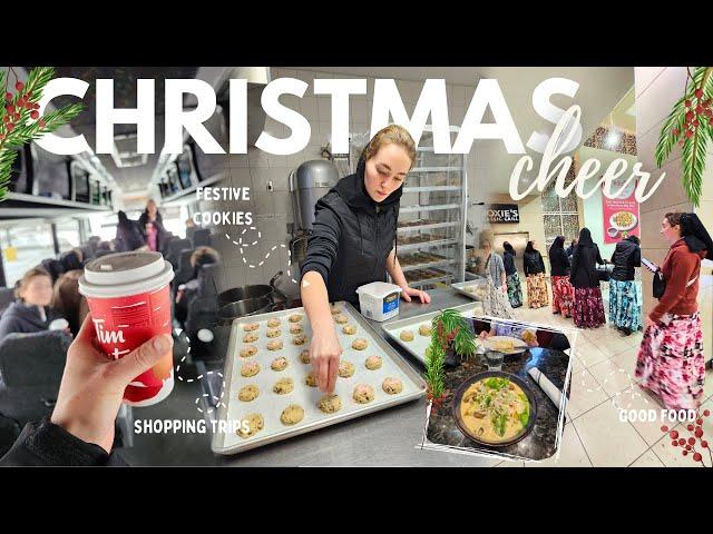 embracing the Christmas cheer | traditions, baking cookies, shopping etc....vlog 216