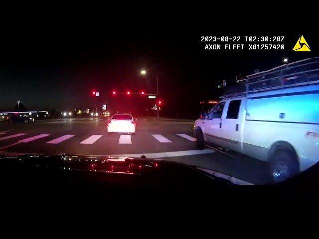 Parker police release dashcam of driver fleeing police prior to fatal hit-and-run