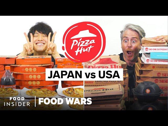 US vs Japan Pizza Hut | Food Wars