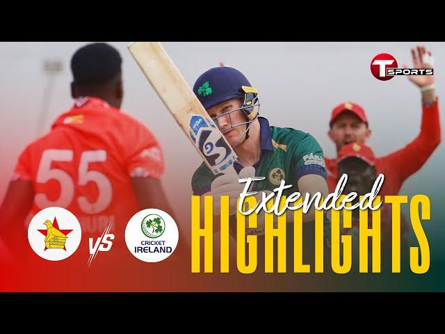 EXTENDED Highlights | Zimbabwe vs Ireland | 2nd ODI | Ireland tour of Zimbabwe | T Sports