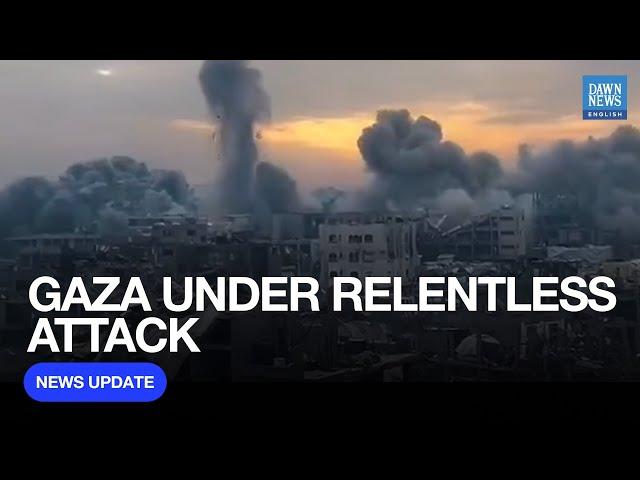 Israeli Forces Intensify Assault on Gaza, Trapping Families in Shujayea | Dawn News English