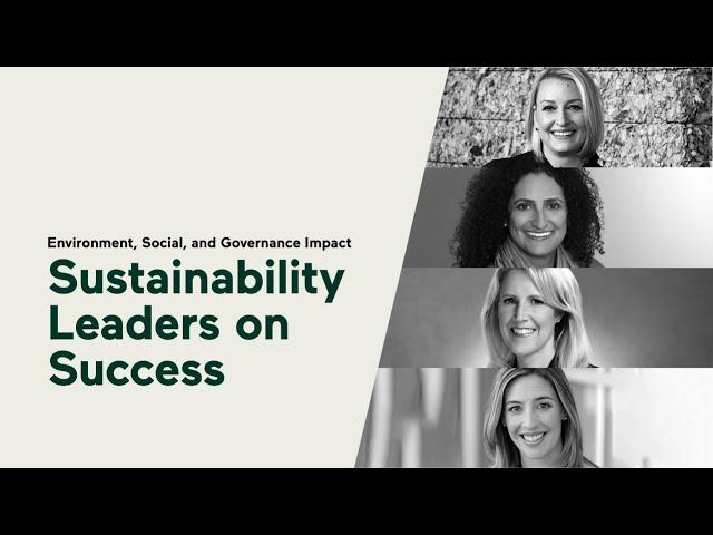 2022 WM Sustainability Forum / Sustainability Leaders on Success