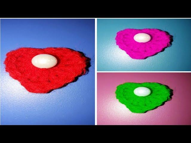 Crochet Heart | How to Crochet Heart Easy Pattern | Moni Craft Creation