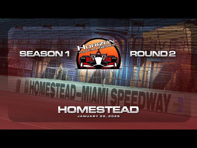  Horizon IndyCar Series  | HOMESTEAD | Inaug. Season Rd2 | iRacing IndyCar Broadcast