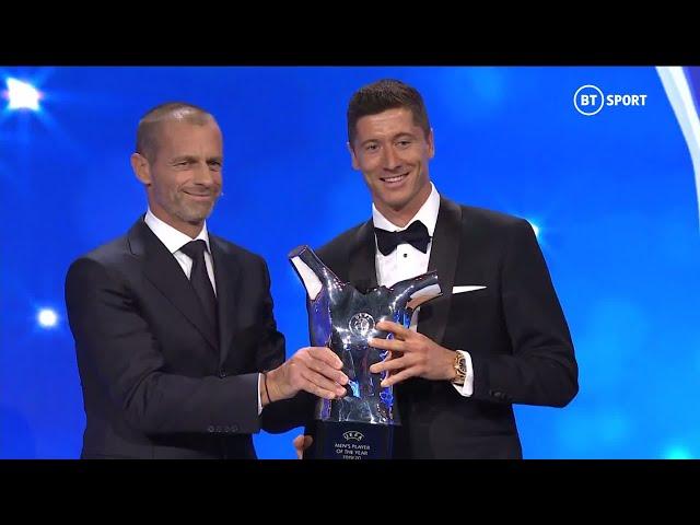 "A dream come true!" Lewandowski on winning the 19/20 UEFA Men's Player of the Year award