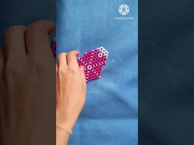 How to make Beads Table Mat / Table Mat making with beads / Home decoration #shorts #youtubeshorts