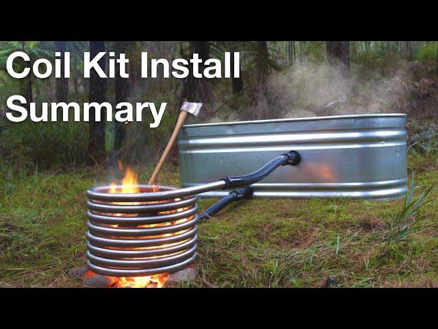 Coil Kit Installation Summary | Off Grid Wood Fired Hot Tub