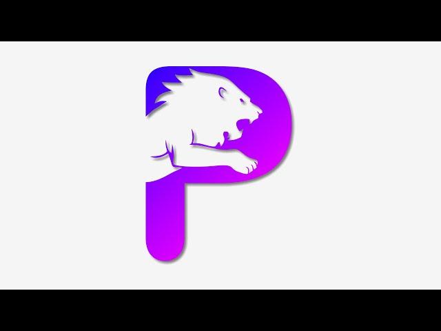 How to make Alphabet P Logo Design in Corel Draw | Letter P Logo Design Using Corel Draw|