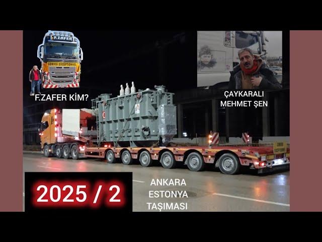 Türkiye-Estonya 90 Tonluk TIR Yolculuğu Başlıyor..