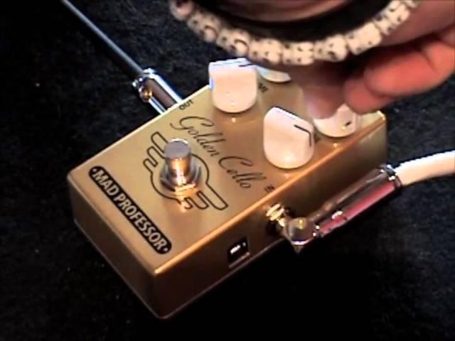 Mad Professor Golden Cello Overdrive & Delay guitar effects pedal demo with Tele