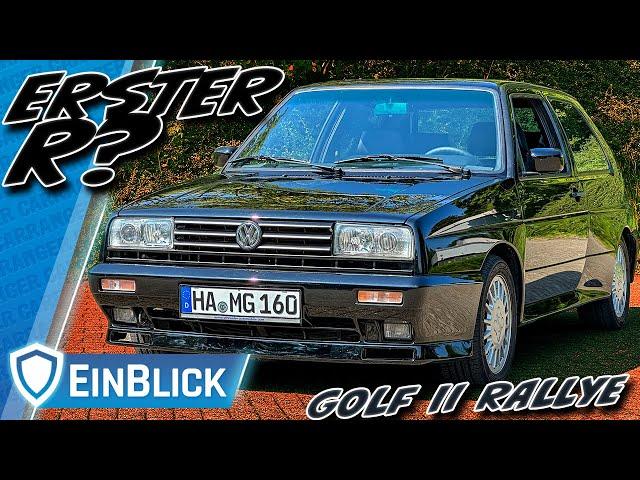 Als VW DICKE BACKEN machte! VW Golf II Rallye G60 (1989) - War der erste Golf R ein Rallye?