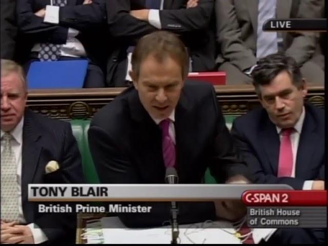 Tony Blair prophesying David Cameron's future plan of action over Europe