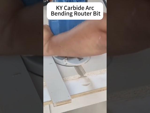 KY Carbide Arc Bending Router Bit for Wooden Door Cabinet