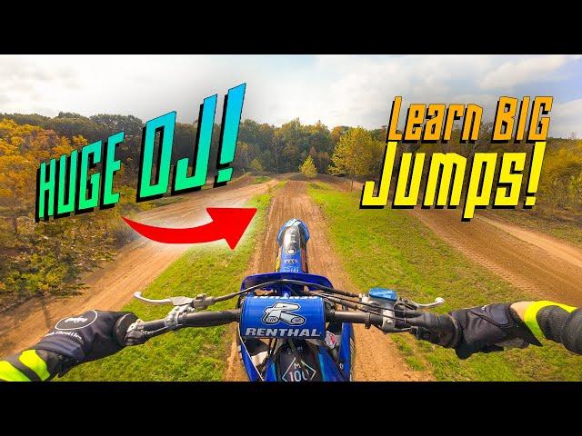 Learning A New Track With HUGE Jumps - Geigerland MX