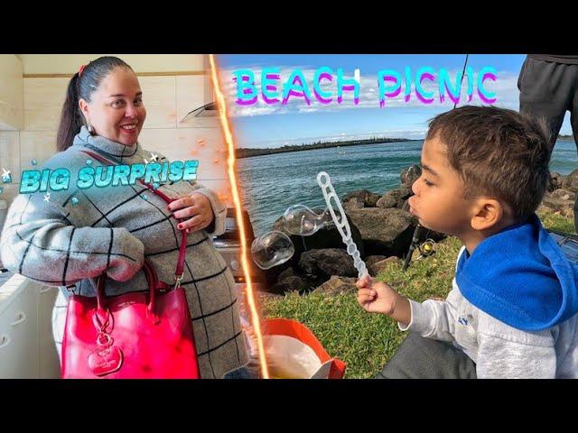 Beach Picnic In Winter & Fishing With The Family + Sponsorship #teddyblake