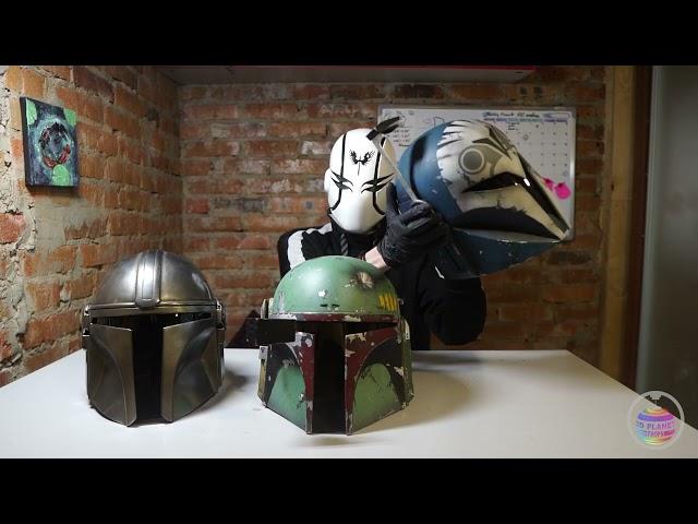 TOP 3 Cosplay Helmets by 3D Planet Props