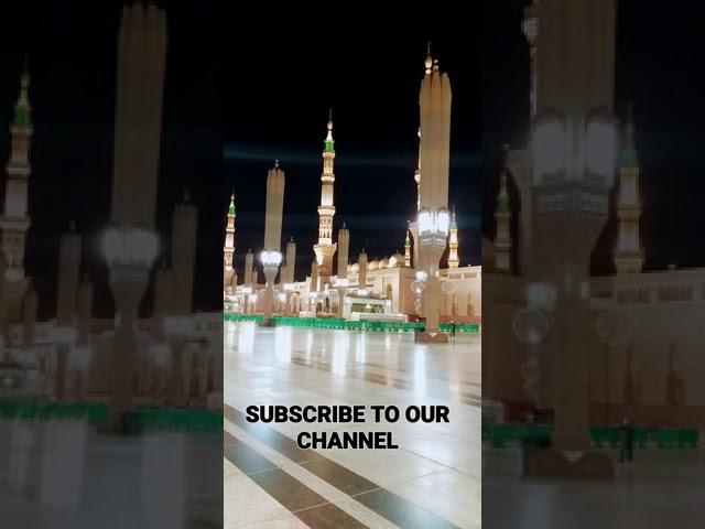 Azan e fajar in the masjid nabvi shareef madina munawra