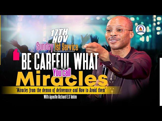 Apostle Takim| BE CAREFUL WHAT YOU CALL MIRACLES-UNDERSTANDING THE SUPERNATURAL (01) |MCTV, GLOBAL