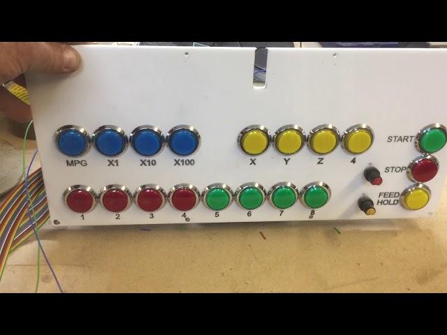 Arduino Cnc control. Panel