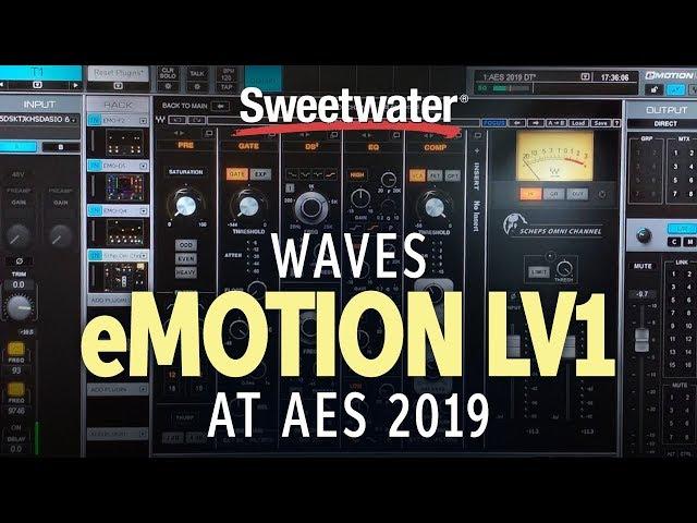 Sweetwater at AES 2019 – Waves eMotion LV1 Mixing Software