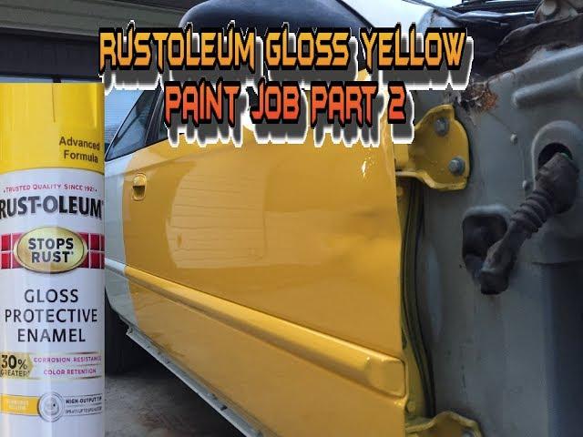 Rustoleum rattle can paint job.Part-2 Painting the door