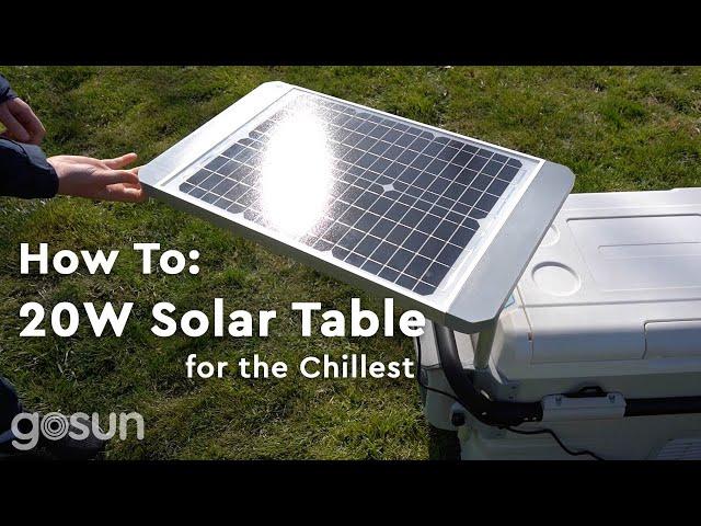 GoSun Chillest Solar Table | Solar Power Appliance