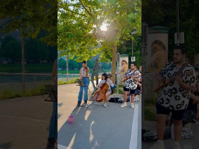 Street artist | street music |  #streetmusic #travel #europe #instrumental #guitar #violin #music