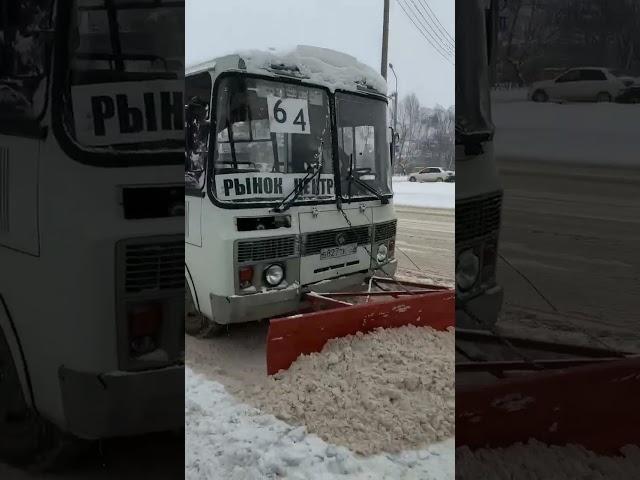 Обычный автобус в Ставрополе