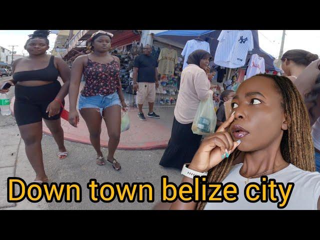 SOLO WALK DOWNTOWN BELIZE !! I was WARNED Not to go bt I dint listen