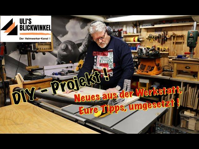 Werkstatt - Umbau " Teil 2 " . Eure Tipps umgesetzt ! DIY - Projekt