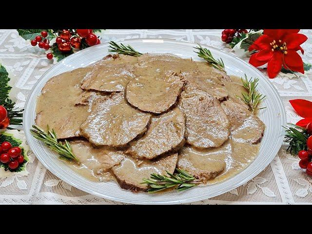 HOW TO MAKE ROASTBEEF IN A POT AND IS SO SOFT AND CREAM THAT MELTS IN YOUR MOUTH ! CHRISTMAS RECIPE