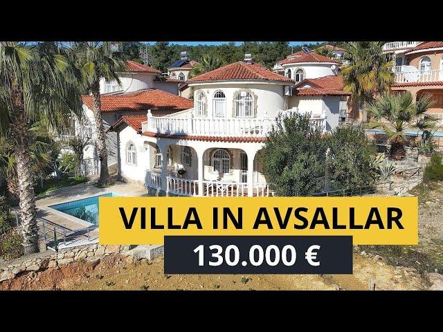 Villa For Sale in Alanya Turkey. With pool and seaview. Property in Turkey