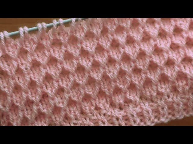 सिर्फ एक फंदे का बुनाई डिजाइन|Easy And Beautiful Knitting Pattern/Bunai design