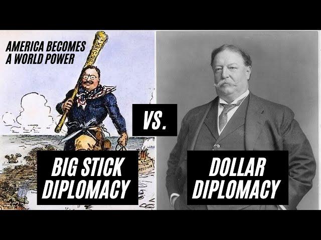 Big Stick vs. Dollar Diplomacy | US HISTORY HELP: America Becomes a World Power